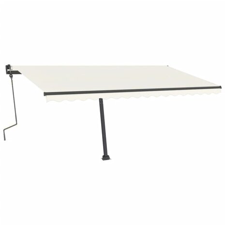 Luifelpaalset 450x245 cm ijzer antracietkleurig  8
