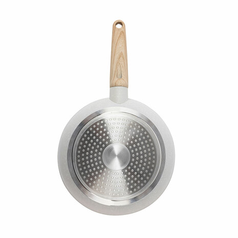 Pannenset San Ignacio Crème Aluminium Ø 16 x 3,5 cm Ø 20 x 4,5 cm Ø 24 x 4,5 cm 3 Onderdelen 3