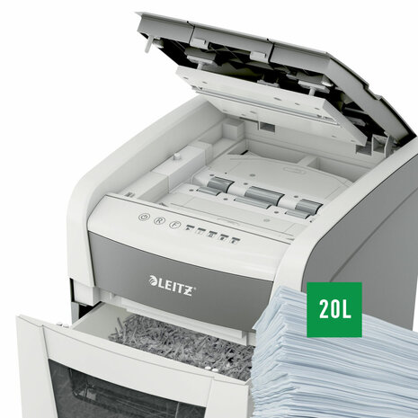Papierversnipperaar Leitz IQ Autofeed 50X P4 20 L 7