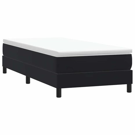 Boxspring zonder matras fluweel zwart 90x210 cm 1
