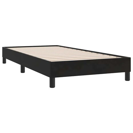 Boxspring zonder matras fluweel zwart 90x210 cm 3