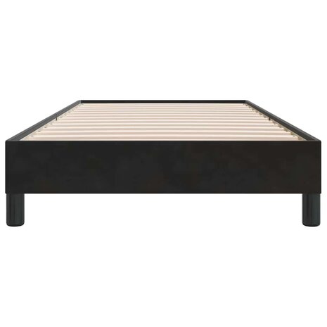 Boxspring zonder matras fluweel zwart 90x210 cm 5
