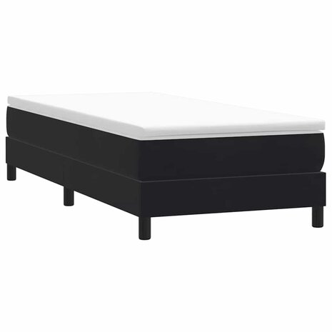 Boxspring zonder matras fluweel zwart 100x210 cm 1