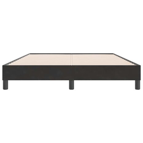 Bed boxspring zonder matras 160x220 cm fluweel zwart 5