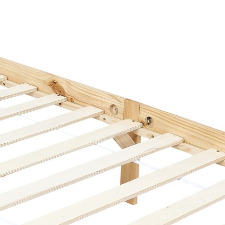 Hemelbedframe massief grenenhout 90x200 cm 6