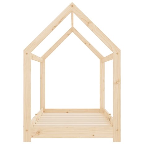 Kinderbedframe massief grenenhout 70x140 cm 5