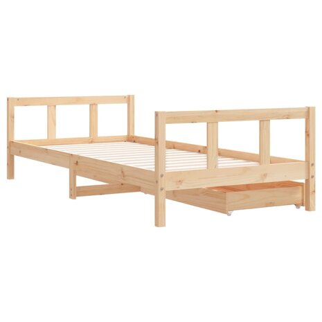 Kinderbedframe 90x200 cm massief grenenhout 7