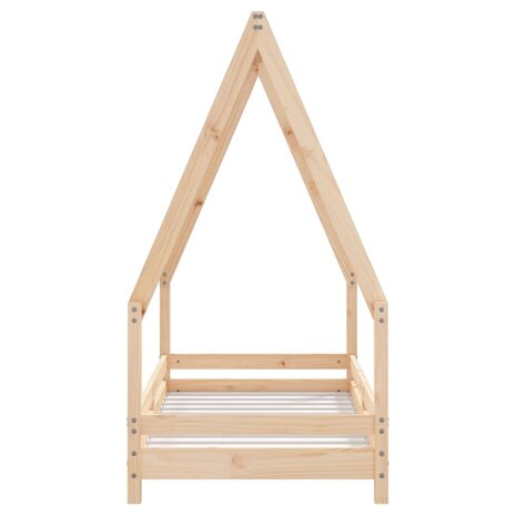 Kinderbedframe 70x140 cm massief grenenhout 4
