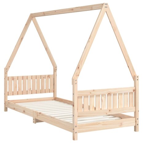 Kinderbedframe 80x200 cm massief grenenhout 3