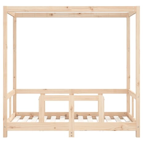 Kinderbedframe 70x140 cm massief grenenhout 4