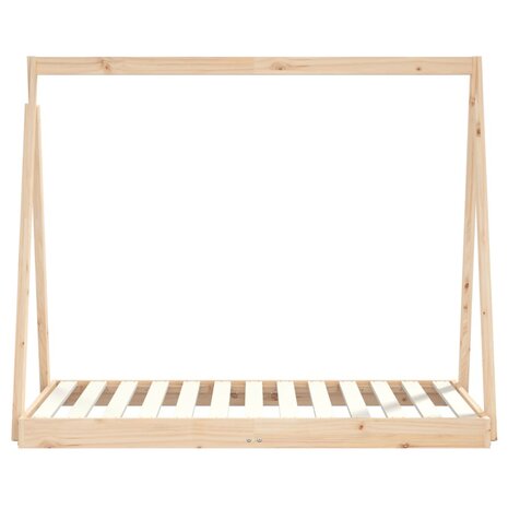 Kinderbedframe 70x140 cm massief grenenhout 4