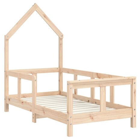 Kinderbedframe 70x140 cm massief grenenhout 3