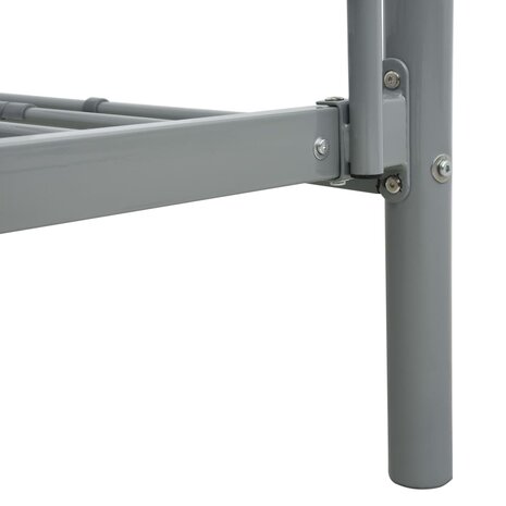 Stapelbed metaal grijs 90x200 cm 7