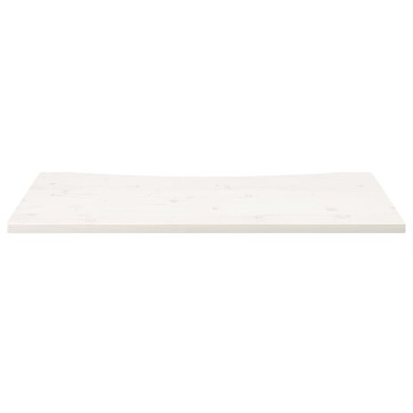 Bureaublad 110x60x2,5 cm massief grenenhout wit 3