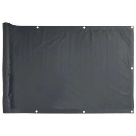 Balkonscherm 75x300 cm oxford stof antraciet 2