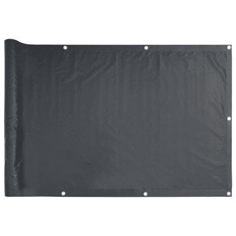 Balkonscherm 90x300 cm oxford stof antraciet 2