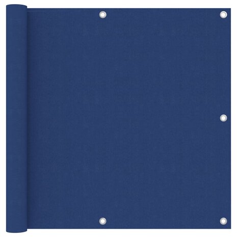 Balkonscherm 90x400 cm oxford stof blauw 1