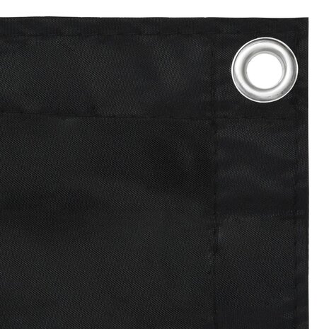 Balkonscherm 120x300 cm oxford stof zwart 3