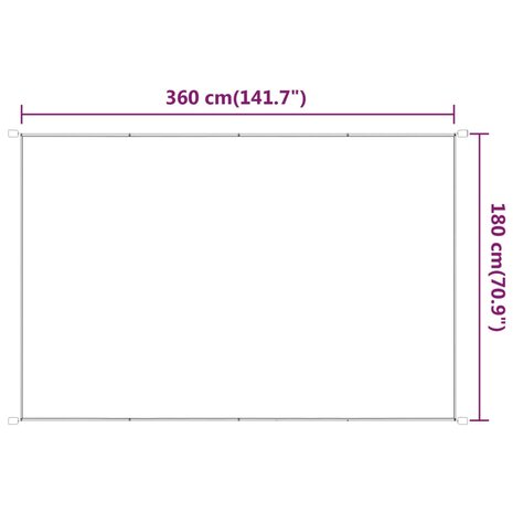 Luifel verticaal 180x360 cm oxford stof lichtgroen 6