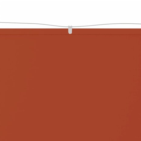Luifel verticaal 60x360 cm oxford stof terracottakleurig 3