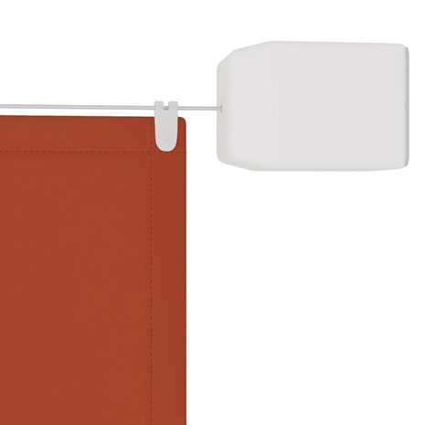 Luifel verticaal 60x360 cm oxford stof terracottakleurig 4