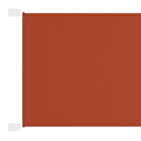 Luifel verticaal 140x360 cm oxford stof terracottakleurig 2
