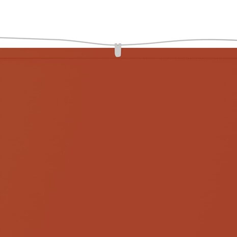 Luifel verticaal 140x360 cm oxford stof terracottakleurig 3