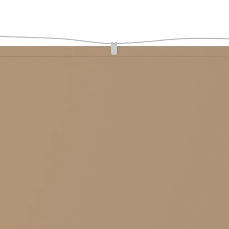 Luifel verticaal 60x360 cm oxford stof taupe 3
