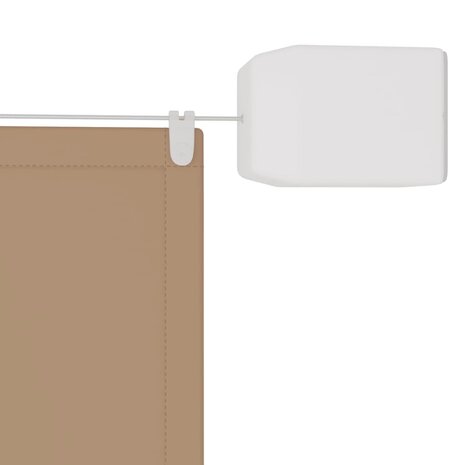 Luifel verticaal 60x360 cm oxford stof taupe 4