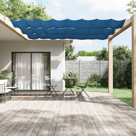 Luifel verticaal 60x360 cm oxford stof blauw 1