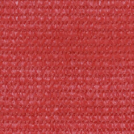 Balkonscherm 90x500 cm HDPE rood 2