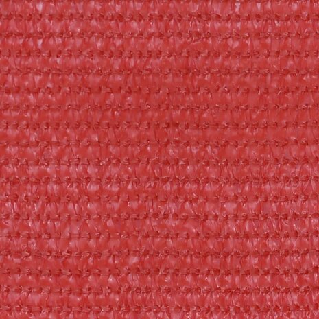 Balkonscherm 120x400 cm HDPE rood 2