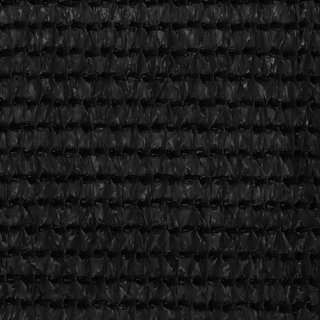 Balkonscherm 75x500 cm HDPE zwart 2