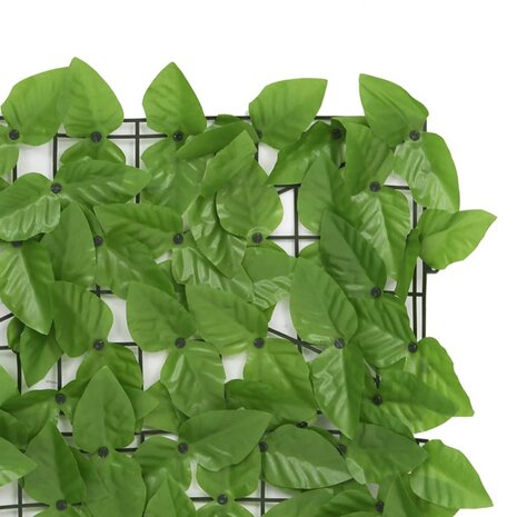 Balkonscherm met groene bladeren 200x75 cm 4