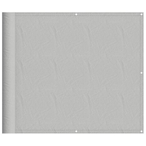 Balkonscherm 90x300 cm 100% oxford polyester lichtgrijs 2