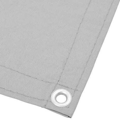 Balkonscherm 90x300 cm 100% oxford polyester lichtgrijs 4