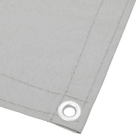 Balkonscherm 120x300 cm 100% oxford polyester lichtgrijs 4