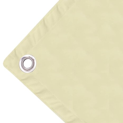 Balkonscherm oxfordtextiel 90x600 cm crème 3