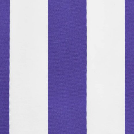 Vervangingsdoek voor luifelrok gestreept 3,5 m blauw en wit 5