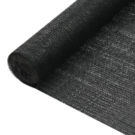 Privacynet 75 g/m² 1x10 m HDPE zwart  1
