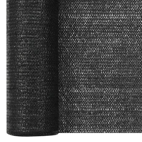 Privacynet 75 g/m² 1,5x50 m HDPE zwart  3