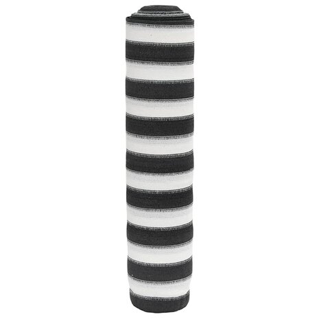 Privacynet 75 g/m² 1,8x50 m HDPE antracietkleurig en wit 1