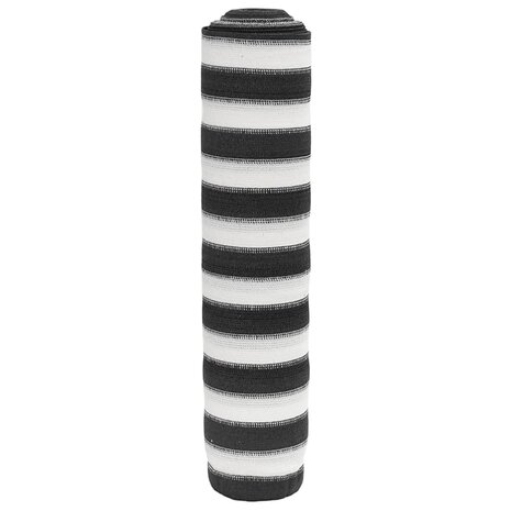 Privacynet 150 g/m² 1,5x50 m HDPE antracietkleurig en wit 1