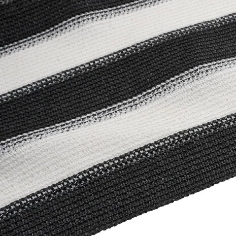 Privacynet 195 g/m² 1,8x25 m HDPE antracietkleurig en wit 5