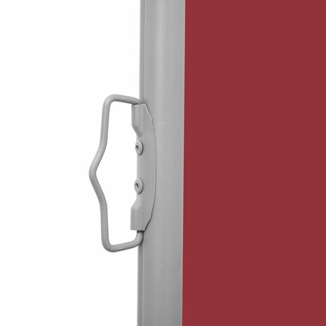 Tuinscherm uittrekbaar 140x600 cm rood 4