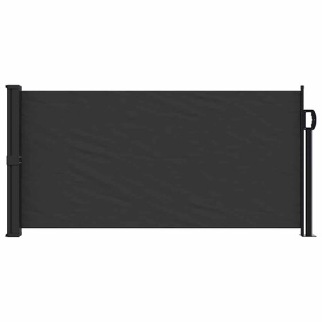 Windscherm uittrekbaar 100x300 cm zwart 3
