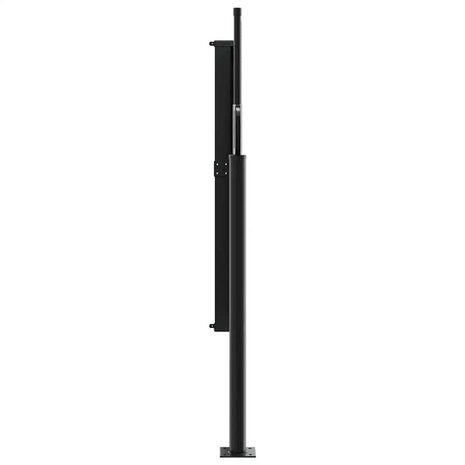 Windscherm uittrekbaar 100x300 cm zwart 4