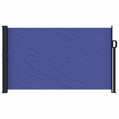 Windscherm uittrekbaar 117x300 cm blauw 3