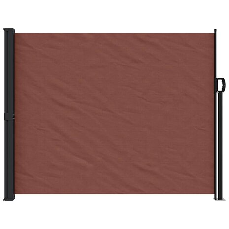 Windscherm uittrekbaar 160x500 cm bruin 3