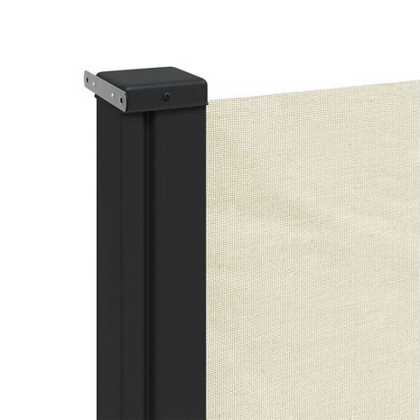 Windscherm uittrekbaar 120x600 cm crème 7